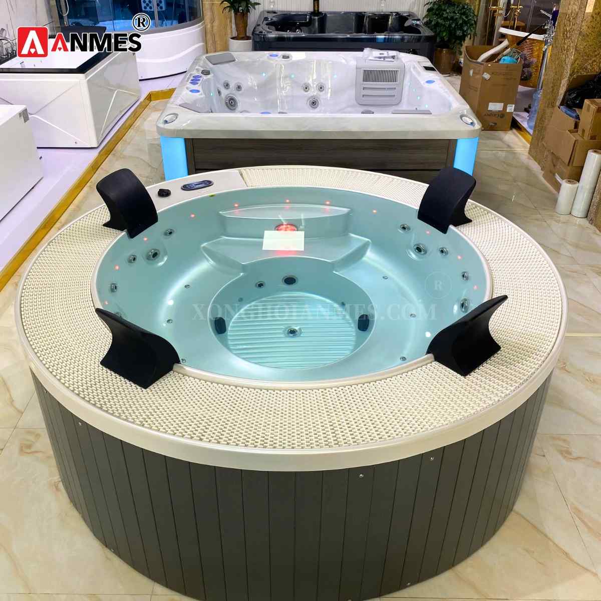 Bể sục jacuzzi nhập khẩu MONALISA M-3329